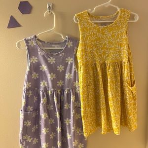 Wonder Nation, Sleeveless, Yellow and Purple, Dresses, Girls, XS 4-5T